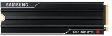Samsung SSD Interne 9100 Pro avec dissipateur, NVMe 2.0 PCIe 5.0 x4, Capacité 1To, Vitesse de Lecture jusqu'à 14 800Mo/s, Les Performances de la Gen5 sur PC et PS5, MZ-VAP1T0CW