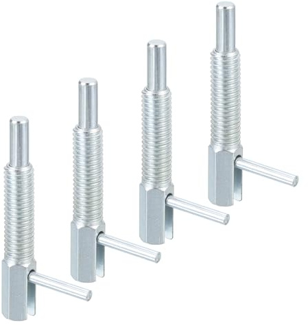 QUARKZMAN 4 Pcs Pasador De Indexación Retráctil M8 Pasador De Resorte