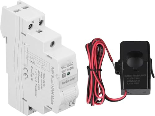 Strumento compatibile con Contatore di energia intelligente AC100-230V Misuratore di potenza KWH Controllo APP Monitoraggio dell'elettricità per la casa