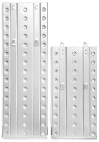 Drabest – Plateforme de Travail en Acier pour Echelle Universelle 4x3, se Transforme en Echafaudage – pour Travaux de Peinture, Montage, Rénovation et Jardinage, 1380 x 285 mm, Lot de 2