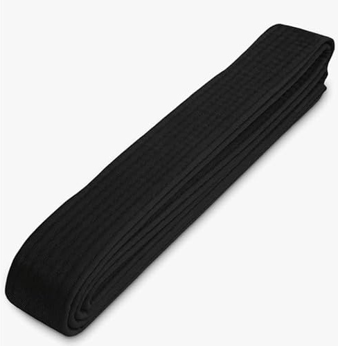 Karate Belt for Kids & Adults, Professional Martial Arts Rank Belt for Taekwondo, Judo - 1.5 Wide Multi-Stitched Durable Cotton Training Belt, Stays Tied for Training & Sparring,Black-1.5βx 8.5ft