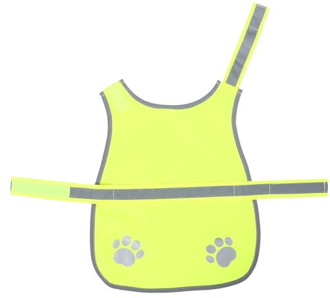 JOINPAYA Giubbotto Riflettente per Cani Taglia S, Gilet da Caccia Arancione Fluorescente Leggero e Regolabile, Abbigliamento Sicurezza Alta Visibilità per Attività All’aperto e Passeggiate