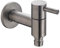 Edelstahl Kaltwasserhahn Wandmontage Badezimmer Waschbecken Wasserhahn Waschmaschine Garten Outdoor Armaturen Polierte Oberfläche
