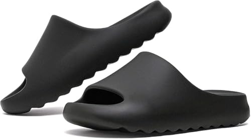 Jesindr Cloud Sliders for Women and Men, Super Comfy Soft Pillow Slides, Unisex Non-Slip Quick-Drying Shower Slippers, EVA Lightweight Thick-Soled Sports Relax Sandals Pool Sliders for Indoor Outdoor