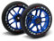 Metal Core | Pack mit zwei professionellen Rädern von 120 mm für Pro Scooters | Stunt Scooters | Freestyle Scooter | Trick-Scooter | Sprung-Scooter | Akrobatik-Scooter | Farbe Blau