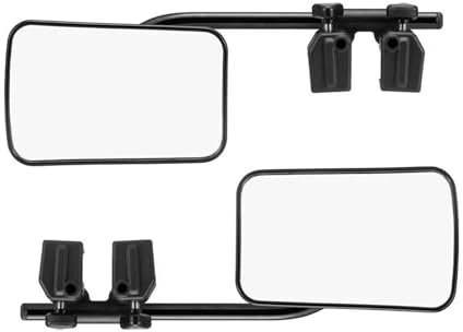 Auto Specchio Destro Specchietti da traino per roulotte, 2 pezzi, per rimorchio, per auto, camion, estensione, specchietto retrovisore regolabile a clip con doppia vista laterale