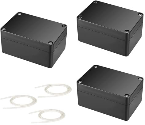 Boîte de Dérivation Boîtier IP66, 3 PCS Boite Derivation, Boite de derivation Etanche Exterieur, Boite De Dérivation Étanche, 100 x 68 x 50 mm