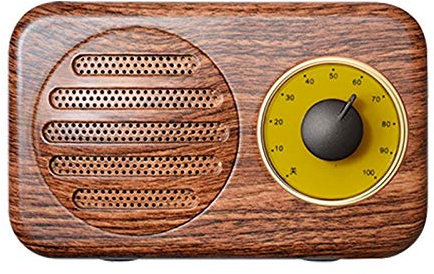 Retro Radio Bluetooth-högtalare, Vintage Radio med Old klassisk stil, kraftfull bas Enhancement, hög volym
