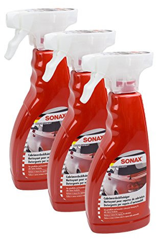 Cabrioverdeckreiniger Cabrioreiniger Cabriodeck Reiniger 500 Ml Sonax 3X