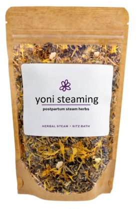 Postpartum Yoni Steaming Herbs & Soothing Sitz Bath Soak For Birth Recovery | Natural Remedy For Healing Perineal Tissues, Hemorrhoids, Episiotomies | Vaginal Steam Herbs | 2-3 Steams