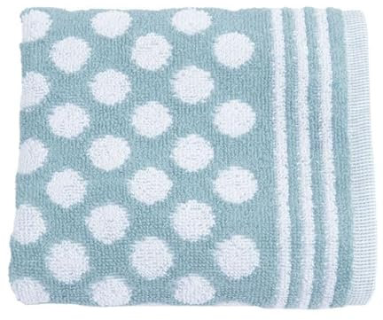 LA MALLORQUINA Paño Cocina Rizo - Topos (050x050 cm - Océano) | Paño 100% algodón de Rizo Densidad 400 grs/m² | Suave y Absorbente