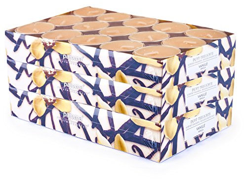 90 pajoma Duft Teelichter 3x30 Stück Duftkerzen viele Düfte wählbar (Vanille)