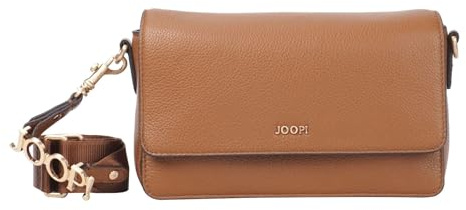 Joop! Leder Schultertasche Abendtasche Vivace Elissa Shoulderbag Mocha Bisque braun
