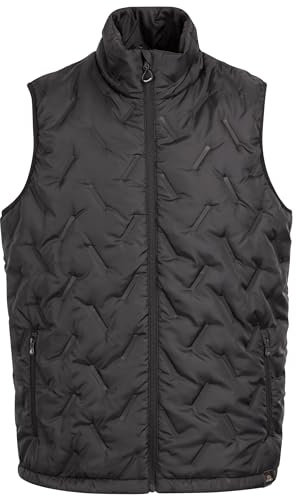 Trespass Mens Padded Gilet Full Front Zip Outer and Inner Pockets Casual Pilsley