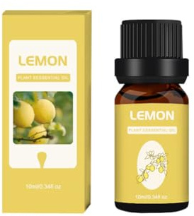 Surakey Oli essenziali per diffusore, olio essenziale di limone, olio essenziale di fiori di ciliegio organico naturale, per la cura dei capelli, diffusore di candela, sapone, fai da te, aroma