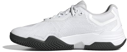 adidas Homme Solematch Control 2 Tennis Shoes, FTWR White/Black Blue Met./Silver Met., 42 EU