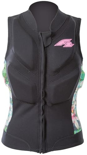 F2 Damen Prallschutz Weste Kite & Surf Weste M Schwarz 2024/25