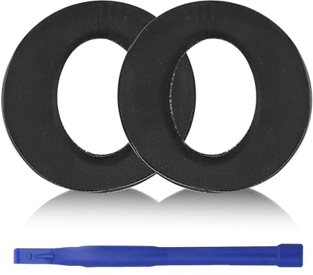 Aiivioll Cuscinetti auricolari di ricambio per Sony Playstation PS5, cuscinetti auricolari con auricolari, cuscinetti auricolari con auricolari, cuscinetti sportivi Cooling Gel & Memory Foam (nero)