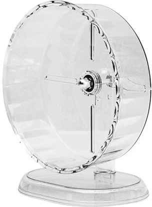 Giocattolo Ruota Per Criceti - Ruota Da Corsa Silenziosa Extra-Large Da 24x8,5x8,5 Cm Con Supporto A Rullo, Esercizio Antiscivolo Durevole Per Criceti Dorati, Forniture Per Decorazioni Per Gabbie - Gi
