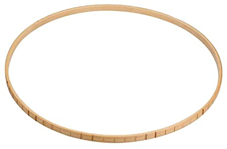 CENPEK Rund vävvävstol, rund trä handgjord vävmaskin verktyg stickning vävstol gör-det-själv stickning underlägg, vägghängningar ornament gobeläng vävning underlägg