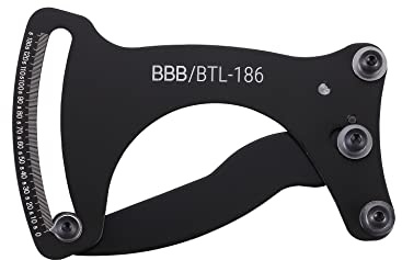 BBB Cycling Fahrradspannungs Messer Fahrradspeichen Tension Meter Spannungsmesser Fahrrad Werkzeug für Fahrradreifen Speichen Spoke Tool TensionGauge BTL-186