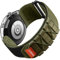 Bandletic 22mm Correa Compatible con Samsung Galaxy Watch 3 45mm - Galaxy Watch 46mm/Gear S3 Frontier/Classic, Nylon Deportiva Correa para Huawei GT4 46mm/GT3/GT2 46mm para Mujeres Hombres, L/Verde