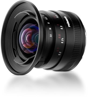 PERGEAR Obiettivo grandangolare APS-C 12 mm F2 II con messa a fuoco manuale, compatibile con fotocamere Z-mount