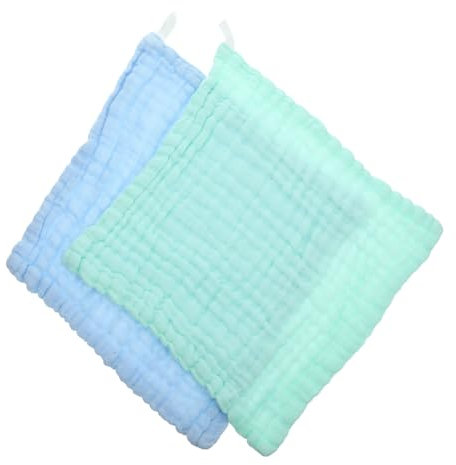 HAPINARY Spucktuch Baumwollwaschlappen 2 Stück Saugfähiges Spucktuch Für Babykleidung Kinderwaschlappen Empfindliche Haut