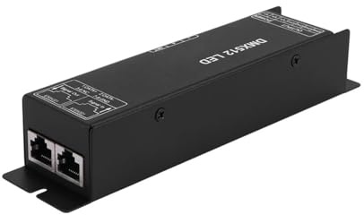 Decoder display digitale Dmx 512, driver dimmer Controller Dmx512, adatto for strisce luminose a LED DC12-24V 20A (4 canali)