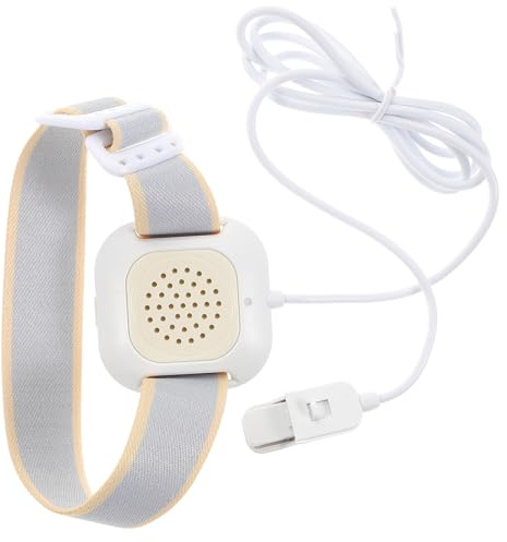 TOYZFRIENDY Alarme Énurésie Nocturne Son et Vibration Capteur d'Urine Intégré Sangle Flexible Unisexe pour Bébés Garçon et Filles et Personnes Âgées Dispositif Anti-Pipi Lit et