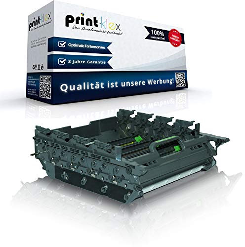 Print-Klex Trommeleinheit kompatibel für Brother DCP-L8410CDN DR-421CL DR421CL DR 421CL DR421 Schwarz Blau Rot Gelb Fotoleiter Trommel - Office Line Serie