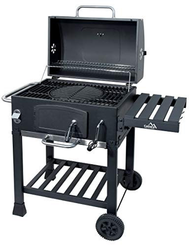 Cattara 13040 - Barbecue au charbon de bois Royal - Grille en fonte