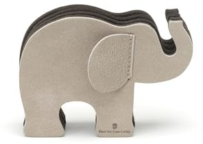 Graf von Faber Castell 118725 - Elefanten Stifteköcher in grau mit 12 Polychromos Buntstifte