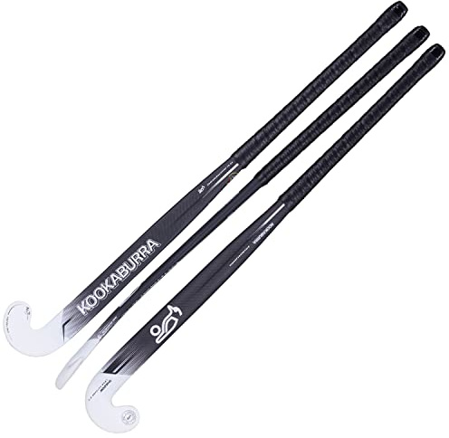 KOOKABURRA Unisex Shadow Hockey Stick, Black/White, 36.5 Light UK