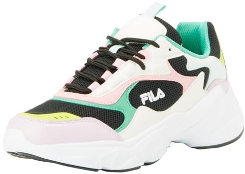 FILA Damen COLLENE CB wmn Sneaker, Black-Pink Nectar, 36 EU