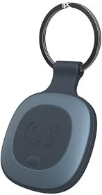 Fresh 'n Rebel Smart Finder - Funktioniert mit Apple Wo Ist? (IOS), Schlüsselfinder mit Lautsprecher, Smart Tag, IP67 Staub- und wasserdicht, Unterstützt Lost Mode, Austauschbare Akku (Dive Blue)