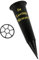 Black In Loving Memory Spiked Memorial Grave Flower Vase Graveside Memorial with flower holder insert