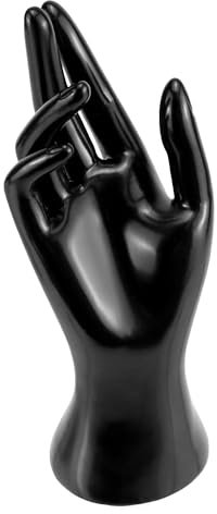 QWORK® Jewelry Display Holder Resin Hand Model with Smooth Surface for Rings Bracelets Necklaces
