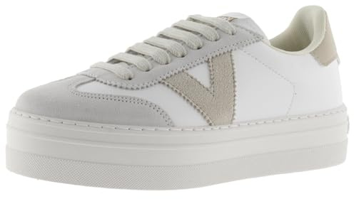 victoria Zapatillas Barcelona Ciclista 1092173 | Efecto Piel & Plataforma & Piezas Color & Serraje para Mujer