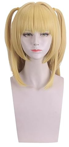 Zhongkaihua Death Note - Disfraz de Misa Amane para cosplay, peluca femenina, camisa, chaleco, uniforme JK, juego de rol, Halloween, fiesta de anime, conjunto completo