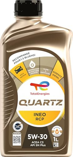TotalEnergies Quartz Ineo RCP 5W-30, Huile moteur essence et Diesel, 1 litre
