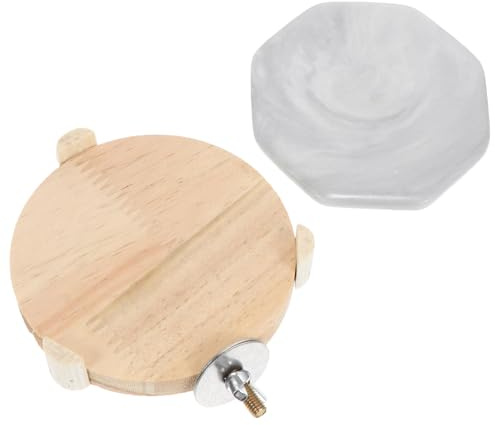Artibetter Piastra di Raffreddamento in Ceramica per Criceti e Piccoli Animali, Ottagonale, Eccellente Conducibilità Termica e Riutilizzabile per Un'atmosfera Estiva Accogliente