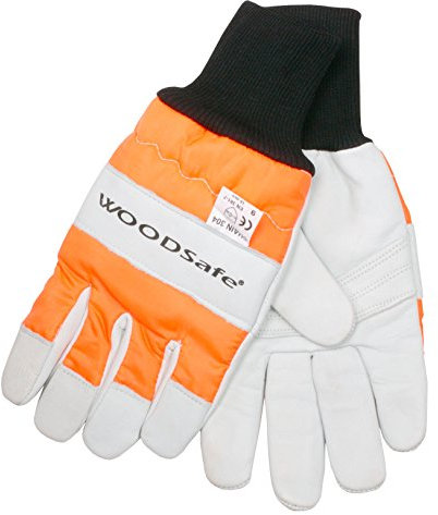 WOODSafe® Schnittschutzhandschuhe Forsthandschuhe für Kettensägen - Größe L