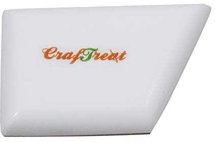 CrafTreat Teflon Falzbein aus Knochen - Ergo quadratisch