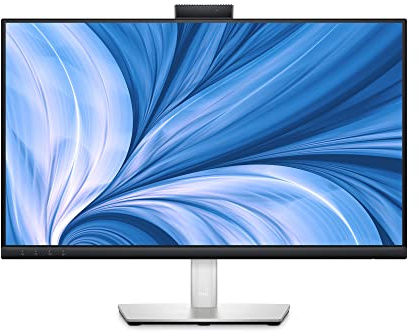 Dell C2423H 24 Full HD (1920x1080) Écran PC Vidéoconférence, 60Hz, IPS, 5ms, 99% sRGB, Haut-parleurs intégrés, Caméra 5MP, Mic, 2x DisplayPort, HDMI, 5x USB, Garantie 3 ans
