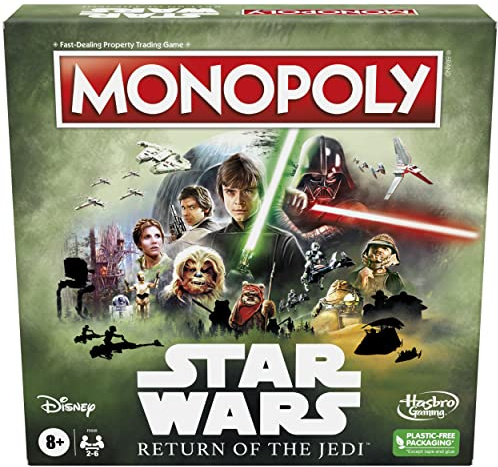 Monopoly Hasbro Gaming : Star Wars of The Jedi Board Game for 2-6 Players, Inspired by of The Jedi Movie, Game for Families and Kids Ages 8+ (Amazon Exclusive)