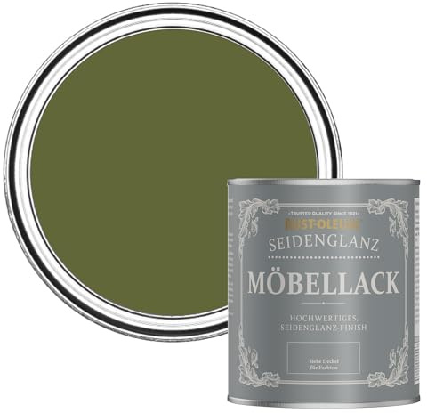Rust-Oleum Green Furniture Paint in Satin Finish - Jasper 750ml