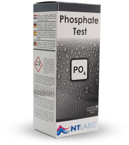 NT Labs Phosphate Test Kit, Aquarium Water Test Kit, Pond Water Testing Kit, Accurate Results (Contains 40 Freshwater Tests)
