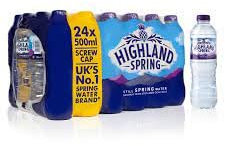 Hiighland Spring Natural Mineral Water 500ml x 24 | Pure and Refreshing Hydration | Perfect for On-the-Go | Naturally Balanced pH | Perfect for Home, Office, and Gym | Crisp and Clean Taste