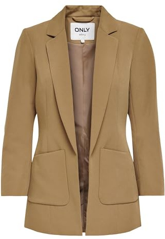 Only Onlkayla 3/4 Orleen Blazer TLR da Donna, Cocco tostato., 42